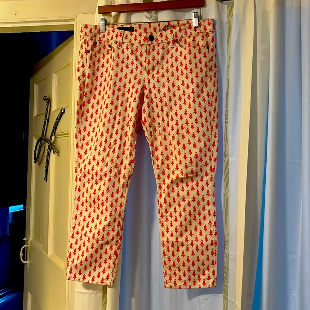 J. Crew cropped matchstick block jeans size 32